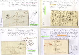 BRISTOL Sub-offices Etc. 1817-36 Bristol Penny Post Items (4) Ex Hot Wells, Chew Magna & Winterbourne; Weak St. Philips  - Other & Unclassified