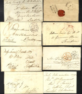 DERBYSHIRE - DERBY 1788-1904 Covers & Cards Incl. Good Strike Of The Scarce DERBY/127 On 1788 Free Front, 1808-09 Mileag - Other & Unclassified