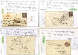 GLOUCESTERSHIRE 1828-1917 Miscellany Incl. Campden Mileage Erased (1839), Boxed Cheltenham Penny Post Arrival Mark (1828 - Autres & Non Classés