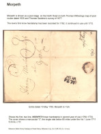 NORTHUMBERLAND (MORPETH) 1763-1861 Mainly Pre-stamp Range Of Covers With S/line Marks (5), Mileage, Penny Post (Wooler), - Other & Unclassified