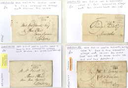 SHROPSHIRE (LUDLOW) Pre-stamp Covers 1785-1849 With Emphasis On Variety Of Mileage Marks Incl. 1785-1801 Group (4) With  - Andere & Zonder Classificatie