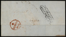 1840 Outer Written Rio 28th Feb 1840 By Sailing Ship 'AUGUSTA' To Penzance, Uniform Ship Letter Charge '8d' In M/s, Reve - Altri & Non Classificati