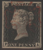 Plate 1a PA, Good To Large Margins, Fine Red MC. (1) - Otros & Sin Clasificación