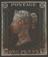 Plate 4 RB, Four Good Margins, Red MC. (1) - Other & Unclassified