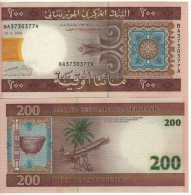 MAURITANIA   200 Ouguiya   P11a    Dated 28.11.2004    "Palm Tree + Canoe"  UNC - Mauritanie