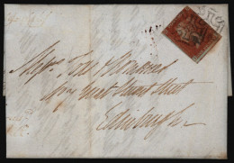 THE DISTINCTIVE KELSO MALTESE CROSS 1841 1d Pl.38 I-A, Filing Crease Just Affects SE Corner With 2/3 Clear To Very Large - Other & Unclassified