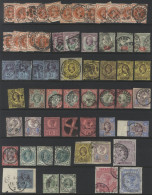 1883-84 2/6d, 5s & 10s Each VFU, SG.178/183, 1887 Jubilee Good To FU Range Incl. 3d (7), 4½d (5), 5d (4), 9d (2) Etc. (5 - Otros & Sin Clasificación