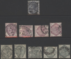 1883-84 Lilac & Green Set 1½d To 1s, All With Excellent Original Colours & Fine Pmks, SG.187/196 (10) - Altri & Non Classificati