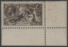 1913 Waterlow 2/6d Deep Sepia Brown Corner Marginal M Example, Couple Short Perfs At Top Right, SG.399, Cat. £400 (1) - Andere & Zonder Classificatie