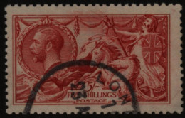 1915 DLR 5s Bright Carmine, VFU With Part London C.d.s, Centred To Left, With Good Perfs, SG.409, Cat. £400 - Other & Unclassified