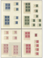 1937-47 Dark Colours & 1941-42 Light Colours Low Vals Mostly UM Collection In An Album Incl. 1937-47 Cylinder Blocks - ½ - Autres & Non Classés