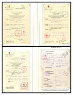 GERMAN OCCUPATION Three Red Cross Message Forms Used 1941-44 From The Same Guernsey Family To Different Addresses In The - Other & Unclassified