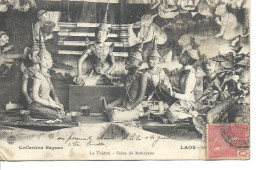 Les COLONIES - LAOS - Le Théâtre - Scène Du RAMAYANA (1906) - Laos