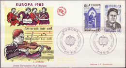 Europa CEPT 1985 France - Frankreich FDC3 Y&T N°2366 à 2367 - Michel N°2497 à 2498 - 1985