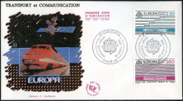 Europa CEPT 1988 France - Frankreich FDC3 Y&T N°2531 à 2532 - Michel N°2667 à 2668 - 1988