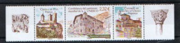 UNESCO.ANDORRA-FRANCE-ESPAGNE. Chateau De Foix,Cathedrale Seo Urgell,Casa De La Vall Bande Neuve ** - Unused Stamps