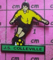 510A  Pin's Pins / Beau Et Rare / SPORTS / FOOTBALL CLUB JS COLLEVILLE - Calcio
