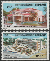 THEMATIC  TOURISM:  OLD AND NEW "HOTEL DE  VILLE"  - NEW CALEDONIA. - Hotels, Restaurants & Cafés