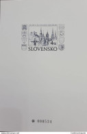 O) 1998 SLOVAKIA, PROOF, CASTLES - ARCHITECTURE, COAT OF ARMS,  PAINTING - ART, SLOVAK REPUBLIC, SCT 292 4k, MNH - Other & Unclassified