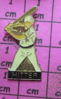 512C  Pin's Pins / Beau Et Rare / SPORTS / BASEBALL JOUEUR ADOLF HITTER - Honkbal