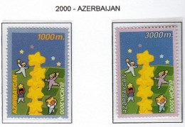 AZERBAIJAN 2000 - TEMA EUROPA - 2 SELLOS** - 2000
