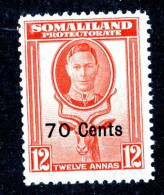 7056 BCx 1951 Scott #122 Mnh** ( Cv$4. )  LOWER BIDS 20% OFF - Somaliland (Protectorat ...-1959)