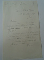 ZA456.16 Dr. Pomier - Nice  - San Augustin Du Var   - Handwritten Letter In French On The Back 1928  Mr. Hibbard, Paris - Manuscrits