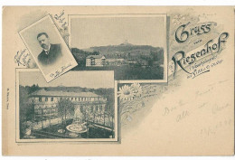 Austria Riesenhof Bei Linz 1898 Multi View  Postcard - Linz