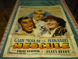 Affiche Du Film " Hercule "  / 1938- Fernandel , Gaby Morlay , Jules Berry - 100 % Original ( Bien Lire Le Descriptif ) - Affiches & Posters