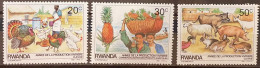 RWANDA - MNG - 1985  # 1165/1167 - Unused Stamps