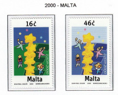 MALTA 2000 - TEMA EUROPA - 2 SELLOS** - 2000
