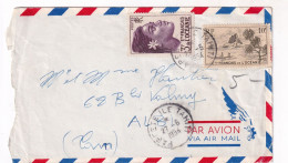 Lettre  Par Avion PAPEETE TAHITI -  Ets Français De L'Océanie - Airmail