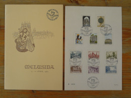 Encart Commemoratif Folder Sirène Melusina Mermaid Luxembourg 1963 (ex 1) - Covers & Documents