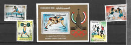 ! Irak:n°955/958** Et Bf N°31** Jeux Olympiques De Moscou - Iraq