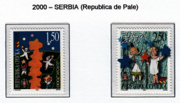 SERBIA PALE 2000 - TEMA EUROPA - 2 SELLOS** - 2000