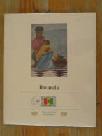 UNICEF Official Proof FDC Document United Nations 1980 - UNICEF