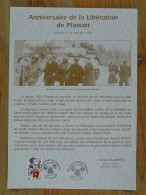 Feuillet Document Commémoratif Libération De Pfastatt 68 Haut Rhin 2004 (ex 2) - Guerre Mondiale (Seconde)