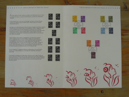 Document Officiel Encart FDC Folder Série Marianne De Lamouche 2005 - 2004-2008 Maríanne De Lamouche