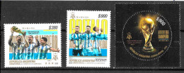 #75305 ARGENTINA 2023 SPORTS FOOTBALL SOCCER WORLD CUP QATAR CHAMPION ARGENTINA SET MNH - Ungebraucht