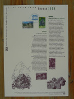 Document Officiel FDC Gorille + Machu Picchu Unesco 2008 - Gorillas