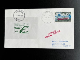 GREAT BRITAIN 1971 LETTER TO BERLING EUROPA MAIL DELIVERY 07-03-1971 POSTAL STRIKE GROOT BRITTANNIE - Local Issues