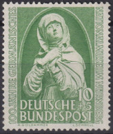 1952 Deutschland > BRD, ** Mi:DE 151, Sn:DE B324, Yt:DE 38, Nürnberger Madonna - Ungebraucht