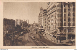 POSTAL  VALENCIA  -ESPAÑA  - CALLE DE JATIVA - Valencia