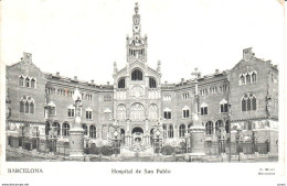 POSTAL   BARCELONA  -CATALUNYA   -HOSPITAL DE SAN PABLO - Barcelona