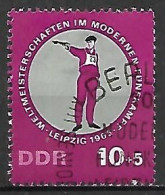 RDA   /   DDR.     1965.     TIR  AU  PISTOLET   -   Oblitéré - Tiro (armi)
