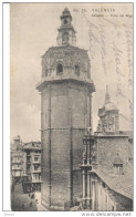 POSTAL    VALENCIA  - ESPAÑA -    VISTA DE LA CATEDRAL Y TORRE DEL MIQUELET - Valencia