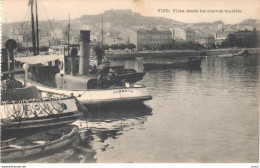 POSTAL   VIGO  -GALICIA  -VISTA DESDE LOS NUEVOS MUELLES - Andere & Zonder Classificatie