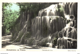 POSTAL   NUÉVALOS  -ZARAGOZA  -MONASTERIO DE PIEDRA-CASCADA DEL IRIS  (EDIC. SICILIA) - Otros & Sin Clasificación