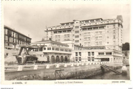 POSTAL    LA CORUÑA  -GALICIA  - LA SOLANA Y HOTEL FINISTERRE - La Coruña