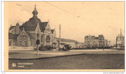 POSTAL     SCHAERBEEK  -BRUSELAS .   ESTACION - - Transport (rail) - Stations